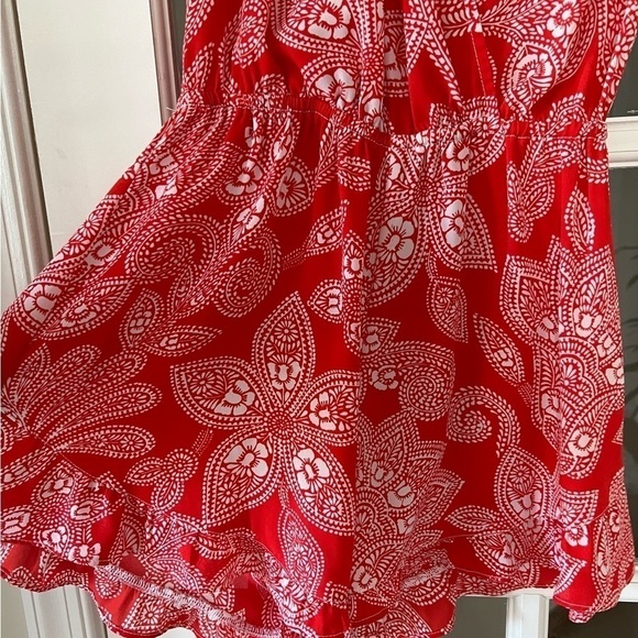 Show me Your Mumu Riri Romper Aquarius Paisley Ruffle Boho Red - size S - Picture 5 of 6
